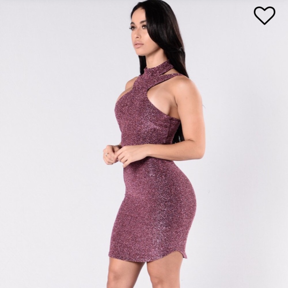 Mauve pink dress